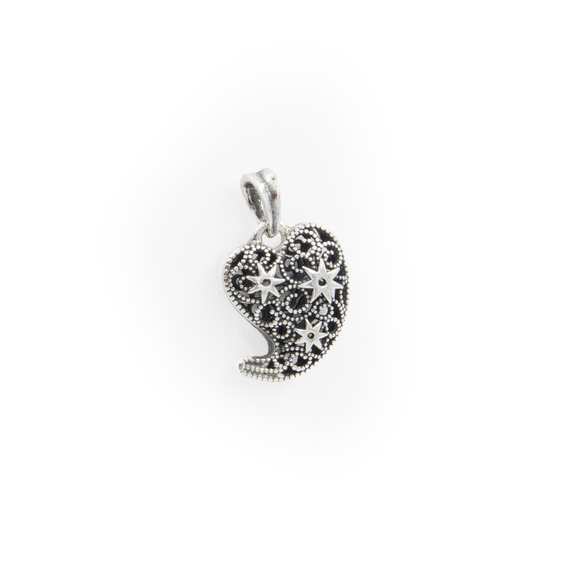 Charm Cuore d'Abruzzo 19x15 mm